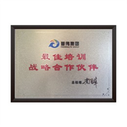 顺达荣誉-最佳培训战略合作伙伴